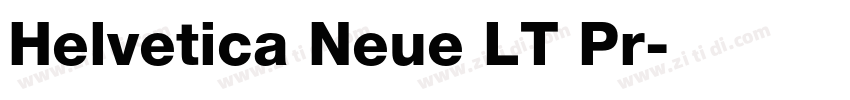 Helvetica Neue LT Pr字体转换